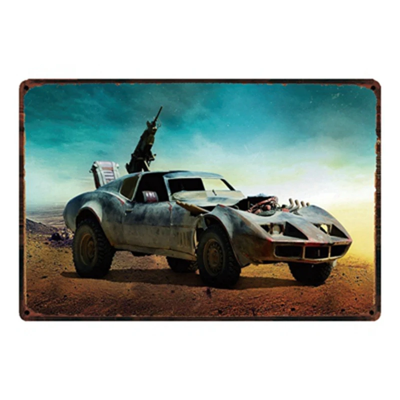 [WellCraft] Mad Max кино металлическая жестяная вывеска настенная тарелка плакат винтажный кинотеатр Паб Бар Ретро Живопись персональный декор FG-243 - Цвет: WA 3312