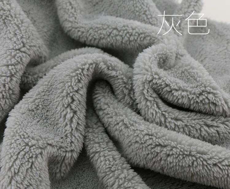 Толстая мягкая теплая двухсторонняя Коралловая флисовая ткань имитация овечьей шерсти на полярда
