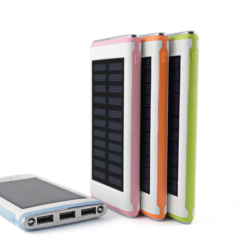 DCAE Waterproof Solar Power Bank Real 8000mah Backup Bateria Externa Portable Solar Charger Powerbank for mobile phone
