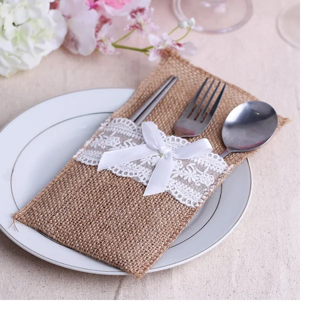 240 teile/los Vintage Shabby Chic Jute Sackleinen Spitze Hochzeit ... 240 teile/los Vintage Shabby Chic Jute Sackleinen Spitze Hochzeit ...