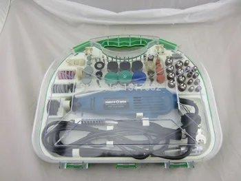 

Free Shipping Jewelry/watch rotary tool polishing kit, gold burnishing grinding engraving Motor with 161 polishing accessories