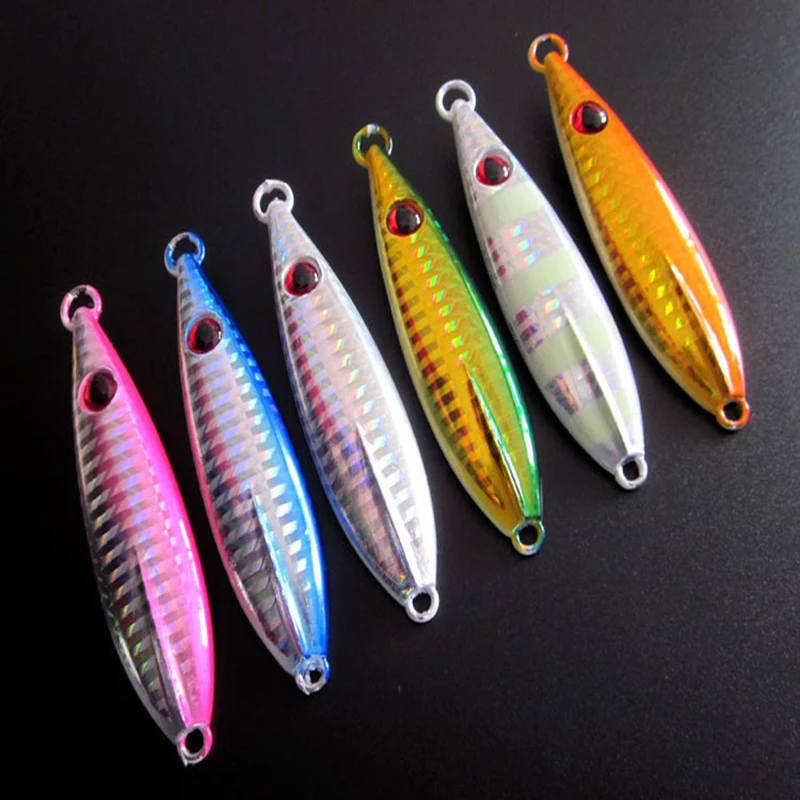 10pcs*60g/80g Metal Jig Lead Fish Lead Jigs Jig Head Jigging Lure