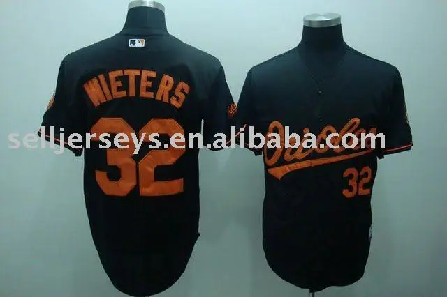 Baltimore Orioles #32 Matt Wieters authentic black jersey Baseball Sports Free Shipping accept PayPal+Dropship | Спорт и развлечения