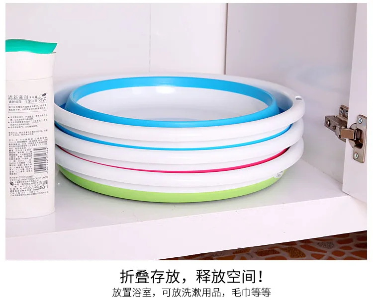 Folding Baby Washbasin S M L Plastic Newborn Infant Washing Tub for Baby Face Foot Hanging Hand Wash Basin for Children Bathtub