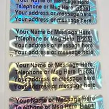 Низкая цена, высокое качество по индивидуальному заказу из непромокаемой ткани самоклеющаяся этикетка из термочувствительной бумаги по низкой цене с защитой от подделок пользовательские защита от несанкционированного доступа наклейки