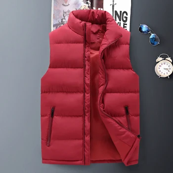 

Brand Clothing Mens Casual Waistcoat Male Sleeveless Jacket High Quality Casual Vest Men Lovers Couple Waistcoats Big Size M-