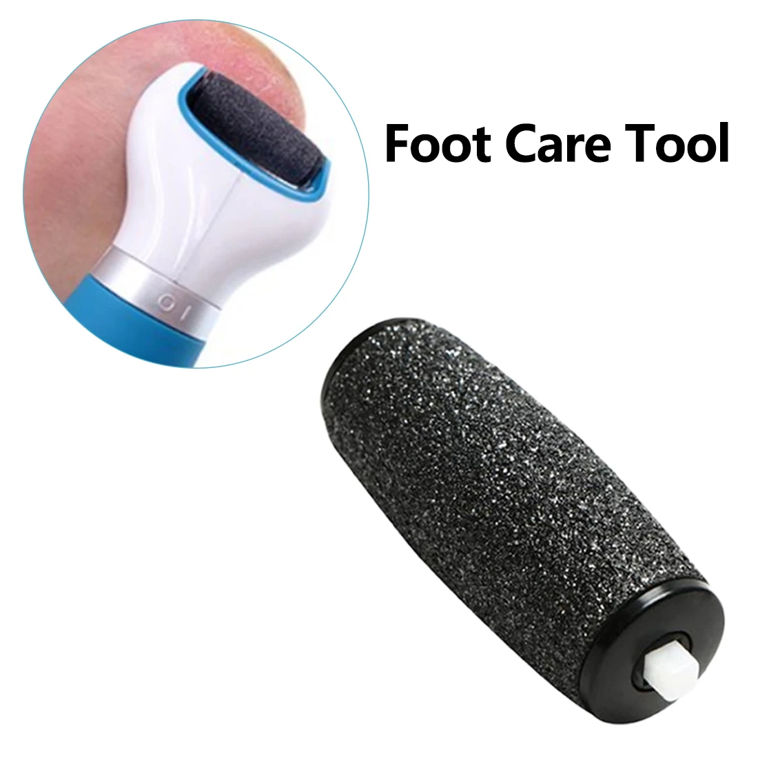 

Pedicure Machine File 1 PC Sandblast Hard Skin Remover Refill Replacement Roller Head for Grind Smooth Electric Foot Care