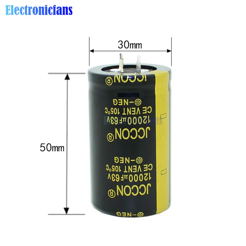 Diymore 63V 12000 мкФ 30x50мм алюминиевый электролитический конденсатор высокая частота