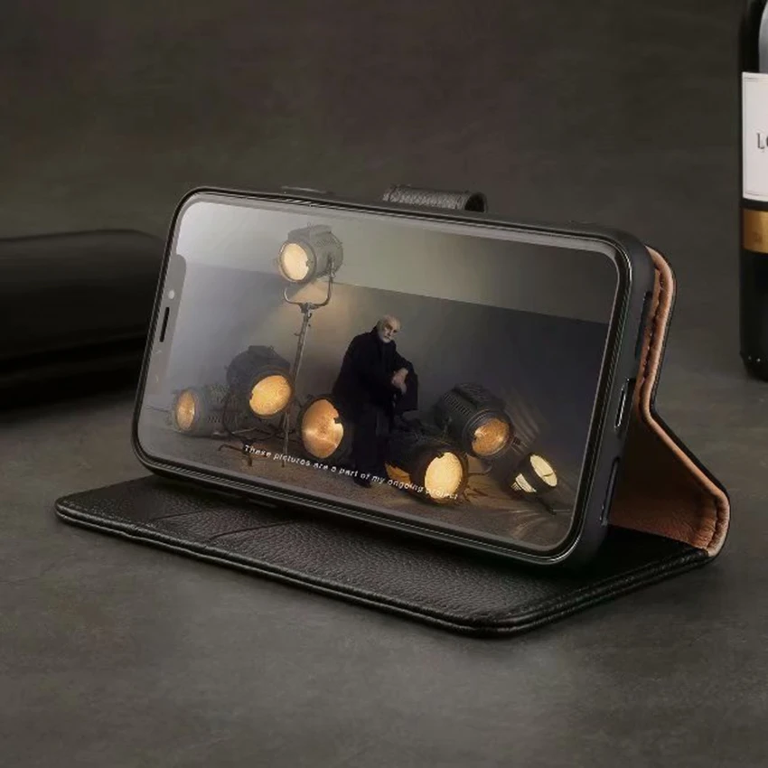 genuine leather flip case (13)