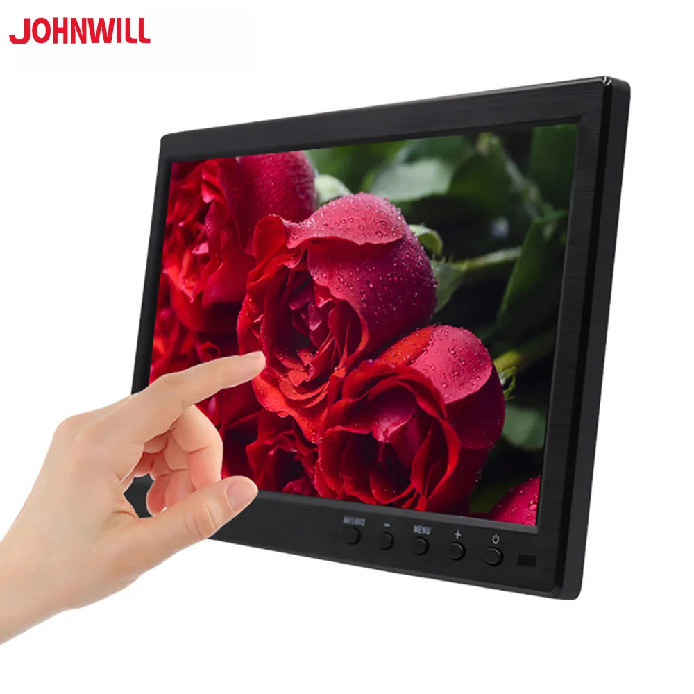 JOHNWILL 10 1 &quotемкостный сенсорный Портативный Дисплей ips LED1920 * 1200 AV \ VGA BNC USB HDMI для ПК