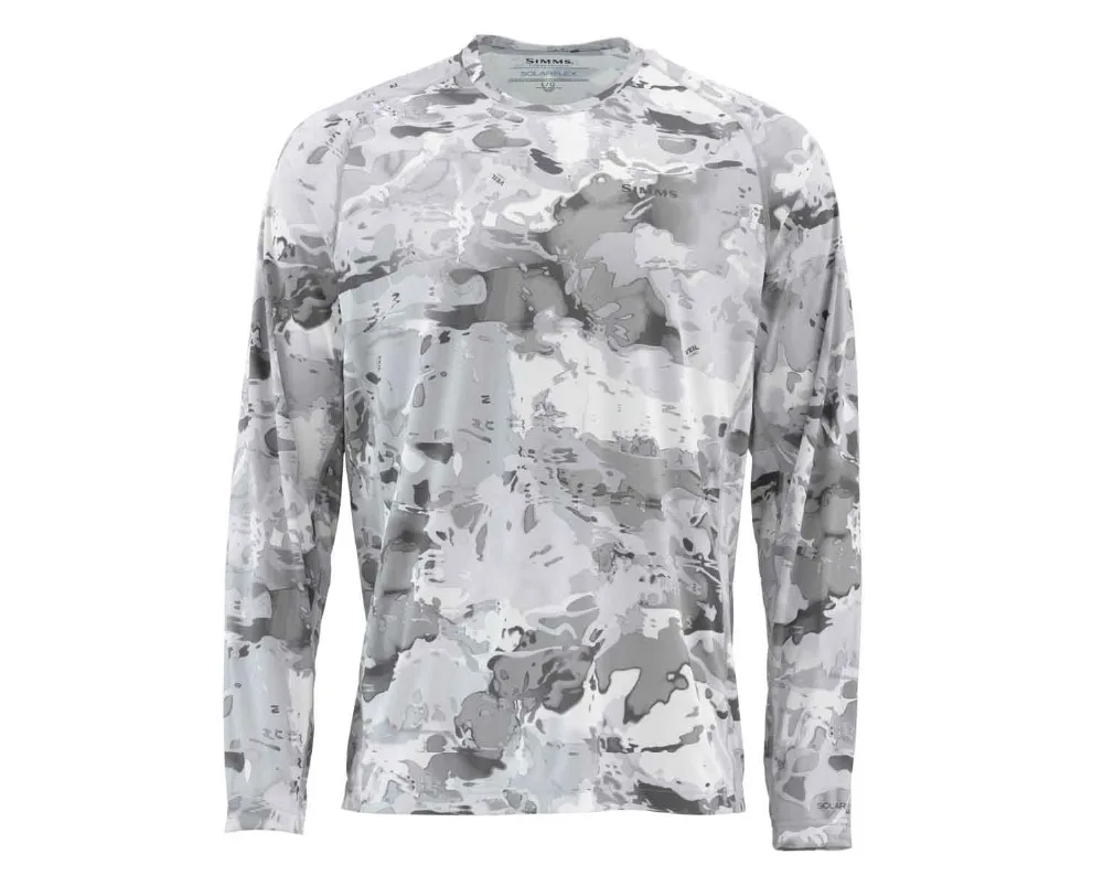 2019 Si * mS Мужская рыболовная футболка Solarflex LS Shirt UPF50 быстросохнущая одежда для