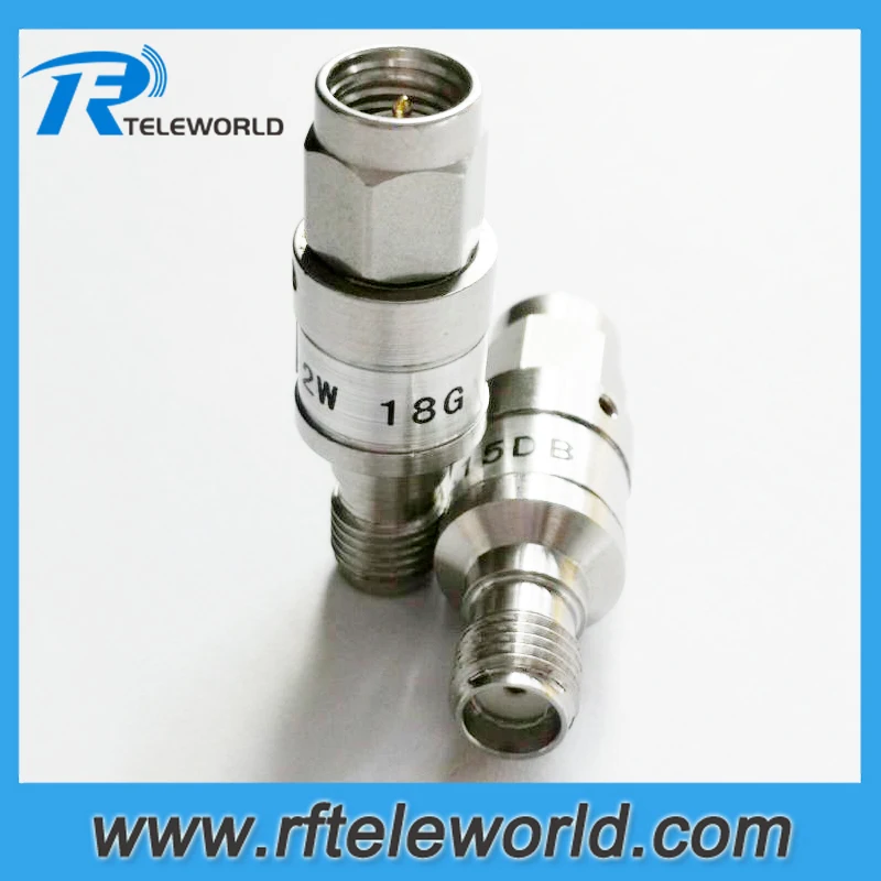 

2W SMA attenuator 18GHz 2dB 3dB.5db 6dB.10dB.15dB,20dB.30dB.40dB 50ohm 18G fixed attenautor