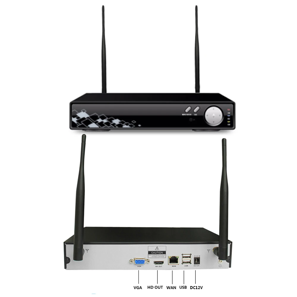 PUAroom 4CH IP Full HD IP66 Водонепроницаемая наружная беспроводная камера с ночным