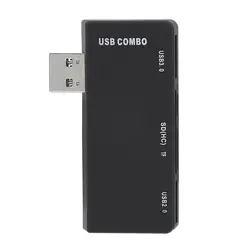 SOONHUA 5 в 1 USB C Hub разветвитель USB 3,0 для TF/SD Card Reader слот 2-Порты и разъёмы зарядка через usb Порты и разъёмы для microsoft поверхности ноутбук книги