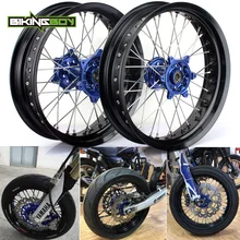 BIKINGBOY frente llanta para rueda trasera Hub 3,5 de 4,25 17
