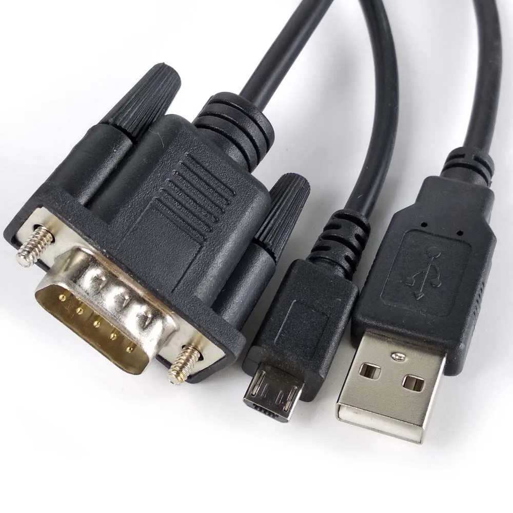 Apenas para Android Driver Livre Micro Usb para Rs232 Serial Adaptador Cabo Db9 Fêmea Masculina - Imagem 2