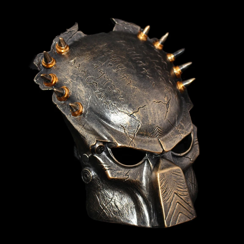 Alien VS Predator Warrior Deluxe Movie Alien Mask забавные страшные маски хищника для взрослых Карнавальный маскарадный костюм на Хэллоуин