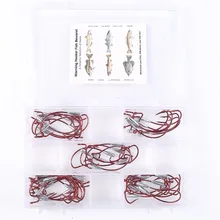 50 шт. Mizugiwa Thorn взвешенный дополнительный широкий зазор крючок красный комплект взвешенный крючок под червя 3,5 г 2 г острые рыболовные крючки крючок с приманкой Размер 4/0