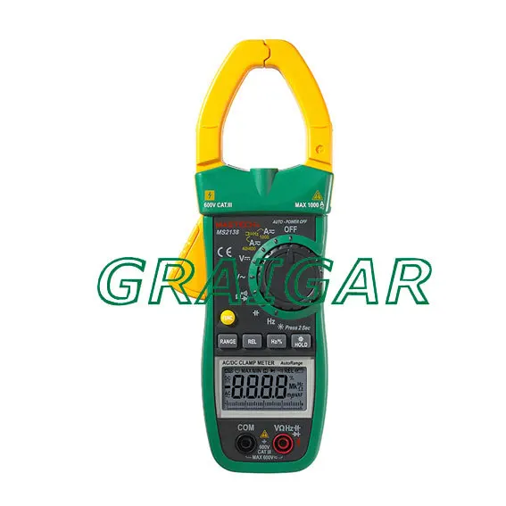 

Cheap Mastech MS2138 Clamp Multimeter AC/DC Amperemeter