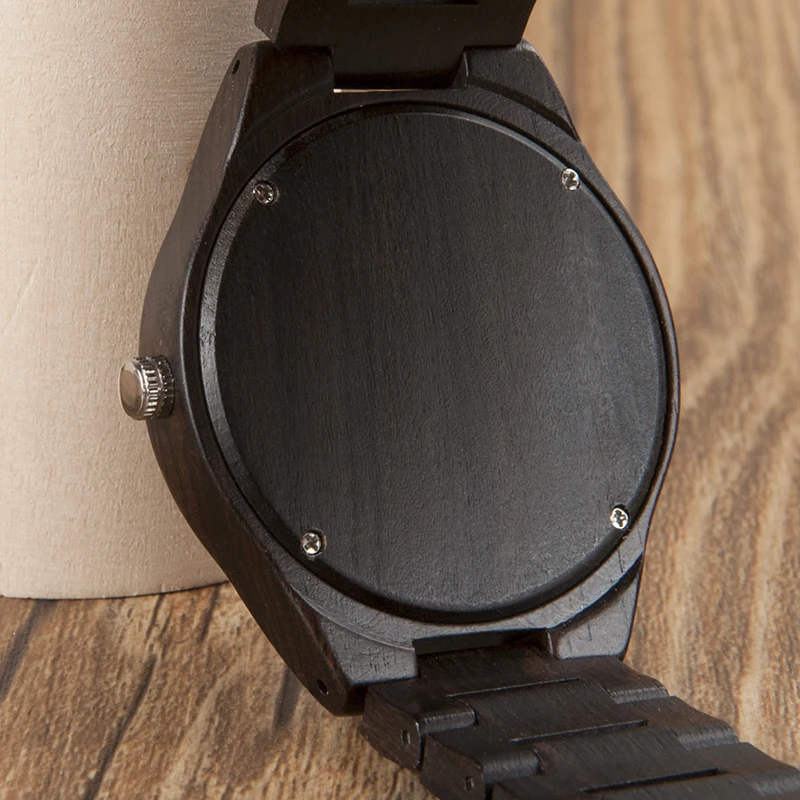 Wood Wrist Watch in wood Gifts Box relogio masculino TOP Brand Gifts B-O03 (16)