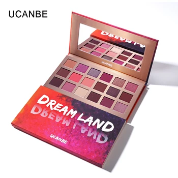 

UCANBE Dream Land Shimmer Matte Eyeshadow Makeup Palette 18 Color Eye Shadow Eyeshadow Long Lasting Cosmetics With Mirror