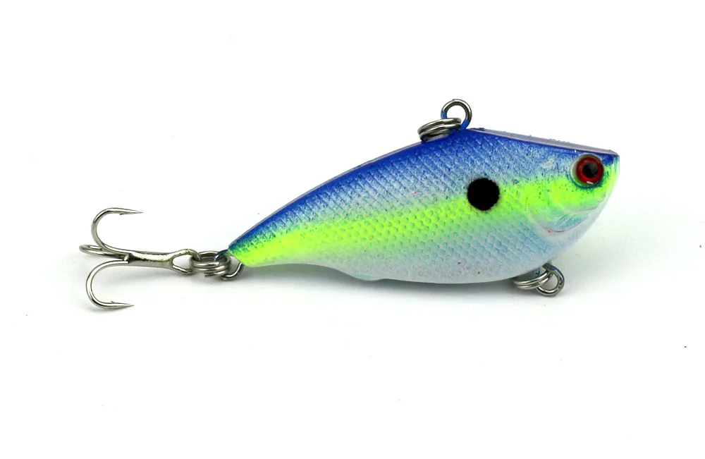 

HENGJIA 1PCS Fishing Sinking VIB Lure 7.5g 5.5cm Vibration Vibe Rattle Hooks Baits Crankbaits 5 Colors