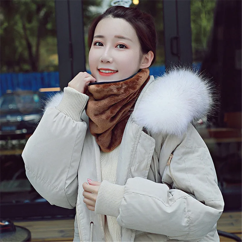 Зимний шарф ветрозащитная Пылезащитная маска для лица Теплые маски для шеи подходит для велоспорта, лыжного туризма, путешествий, спорта на открытом воздухе - Цвет: Adult-Brown