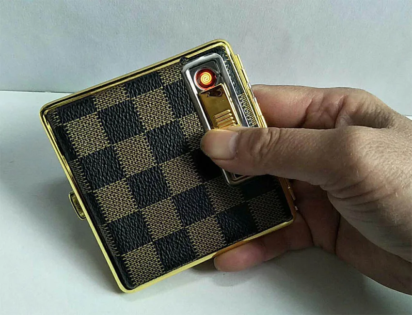 

USB Lighter Cigarette case