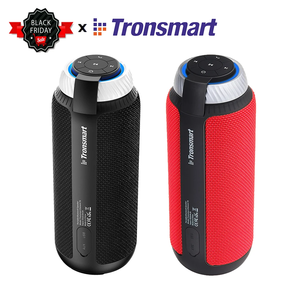 Мини колонка беспроводная Tronsmart Element T6 100% фирменный Bluetooth динамик 25 Вт звук 360
