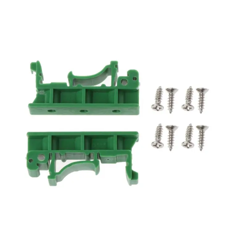 

PCB DIN Rail Mounting Adapter Circuit Board Mounting Bracket Holder Carrier Clip