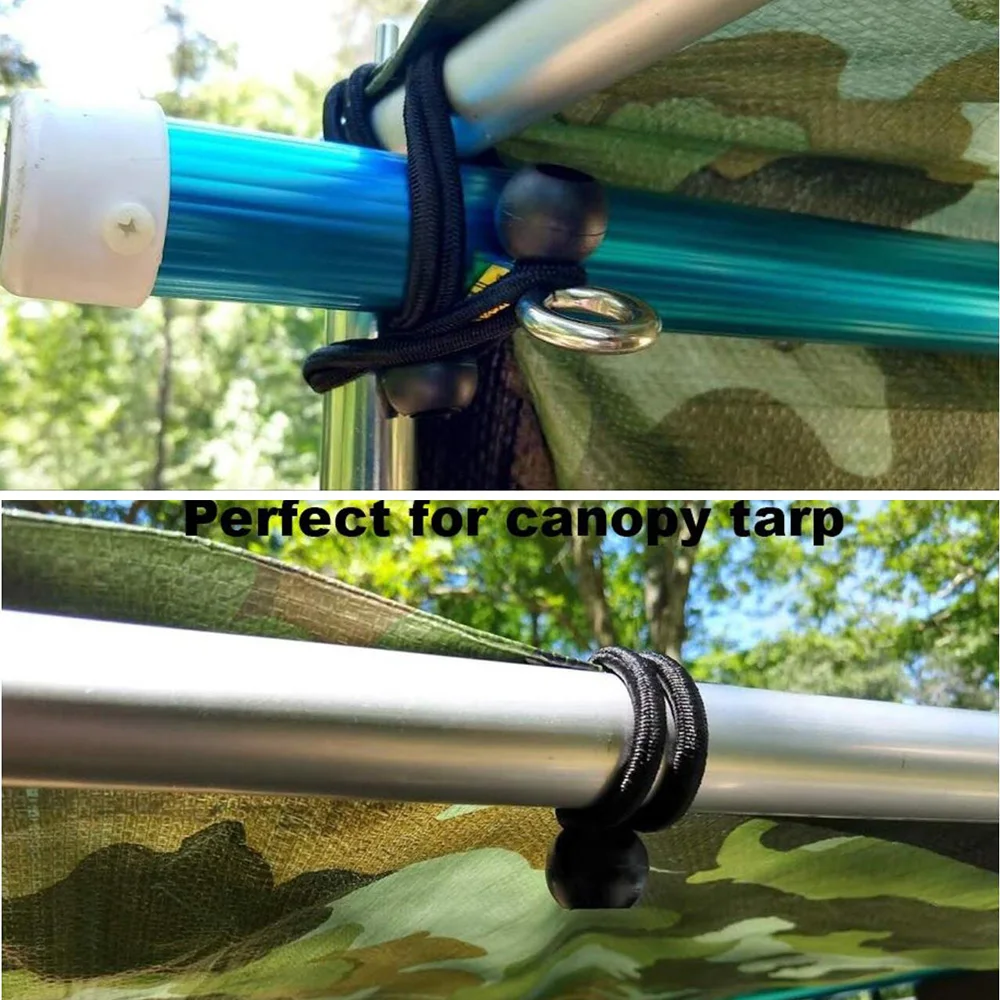 20 x 15cm 6 inch Ball Bungee Cord Tie Down Lashing Strap Elastic Binding Tape Luggage Rubber Rope bondage Ropes Car Organizer