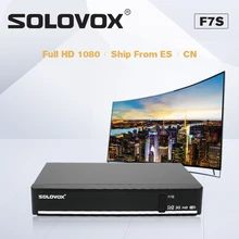 SOLOVOX F7S TV Box Satellite TV Receiver Support USB Home Cinema Support Biss Key WEB TV LIVE WHEEL + UK LIVE channel