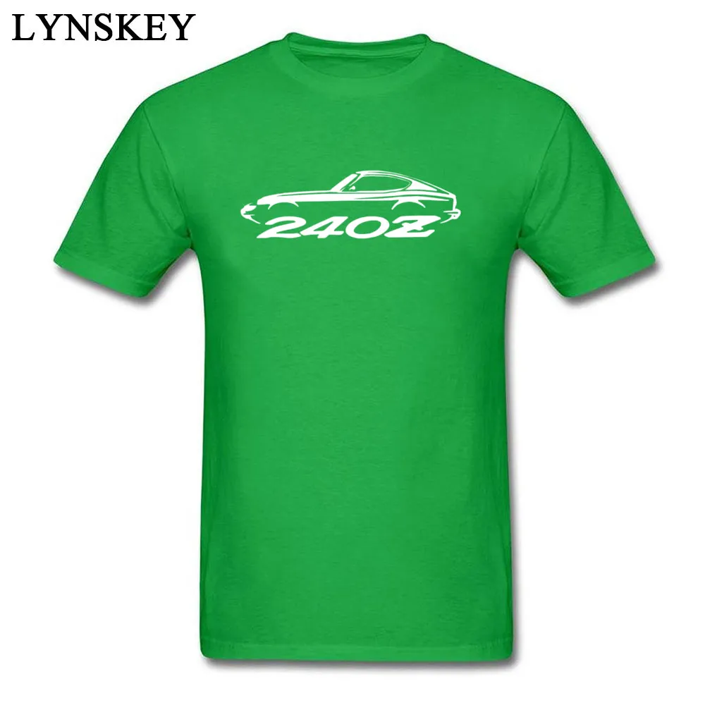 Round Collar 100% Cotton Men's T Shirts Funny Short Sleeve Tops Shirts Fashion Casual Tee Shirts Datsun 240Z Classic Datsun 240Z Classic green