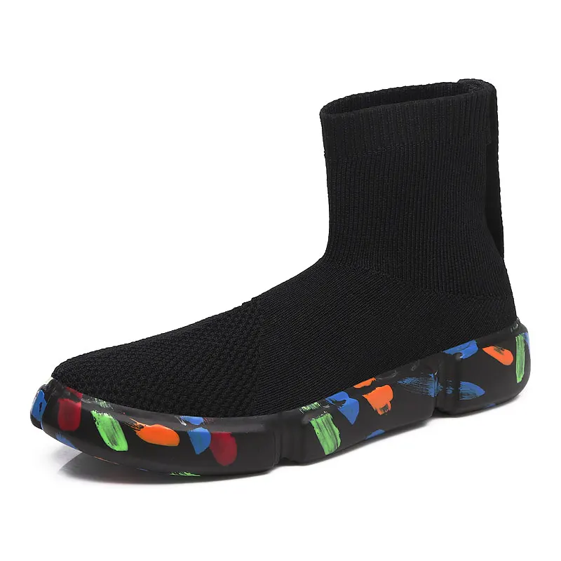 

Platform men sneakers high top mens casual shoes sock shoes Tenis Masculino Esportivo Chaussures Homme Basket Erkek Ayakkabi