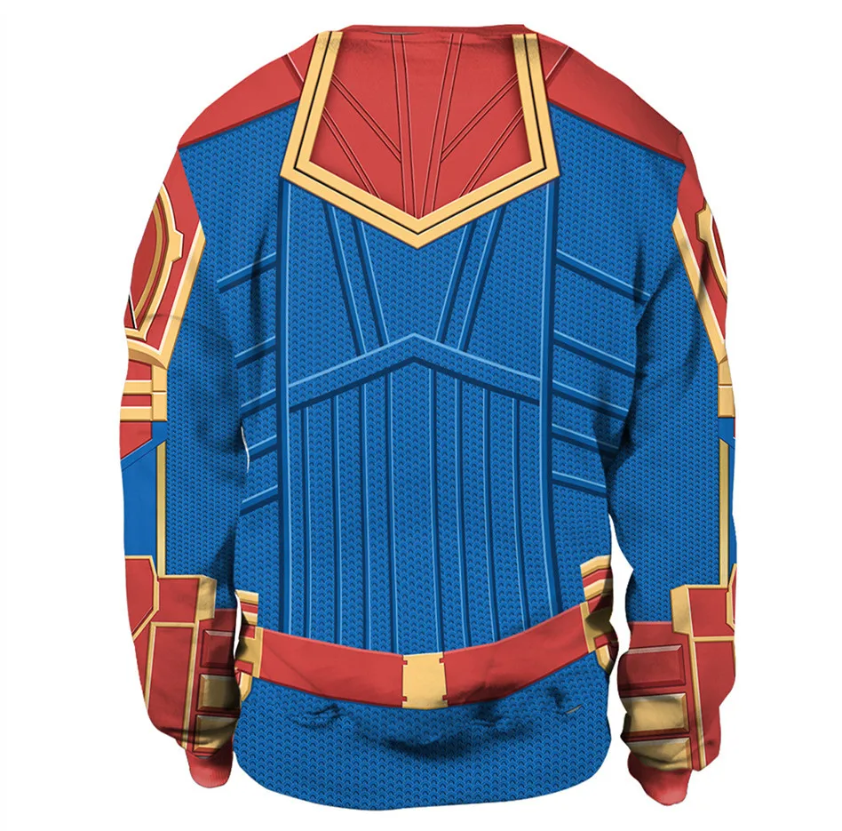 Captain Marvel Carol Danvers Costumes Cosplay Hoodie Top Pants Avengers: Endgame Halloween Women Bodysuit Dress Captain Marvel Carol Danvers Costumes Cosplay Hoodie Top Pants Avengers: Endgame Halloween Women Bodysuit Dress