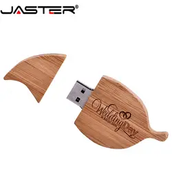 JASTER Новая мода деревянный лист моделирование Золотые листья дерева usb2.0 флэш-накопитель карты памяти Micro SD с адаптером Флешка 4G 16 GB 32 GB 64 GB