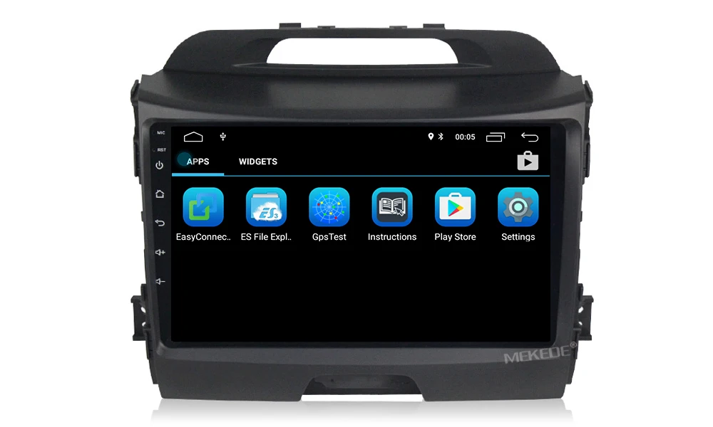 Perfect Android 8.1 car dvd for KIA sportage 2007-2010 2011 2012 2013 2014 2015 with car radio stereo multimedia player 2 din navigation 15