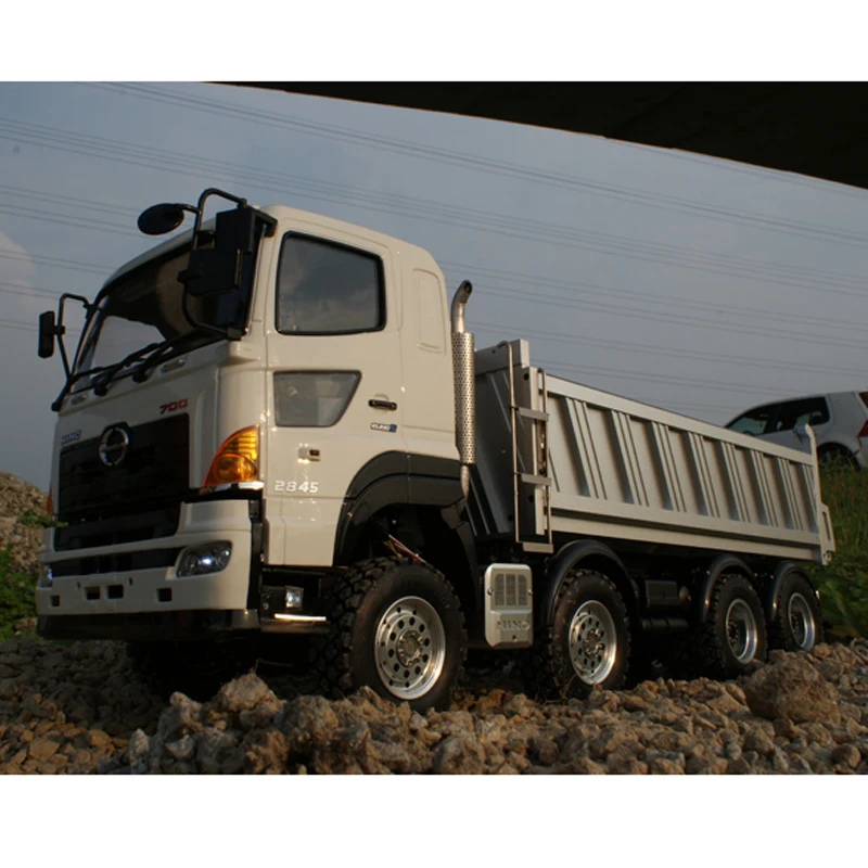 1/14 грузовик Hino700 полный привод 8X8 гидравлический самосвал с высоким крутящим