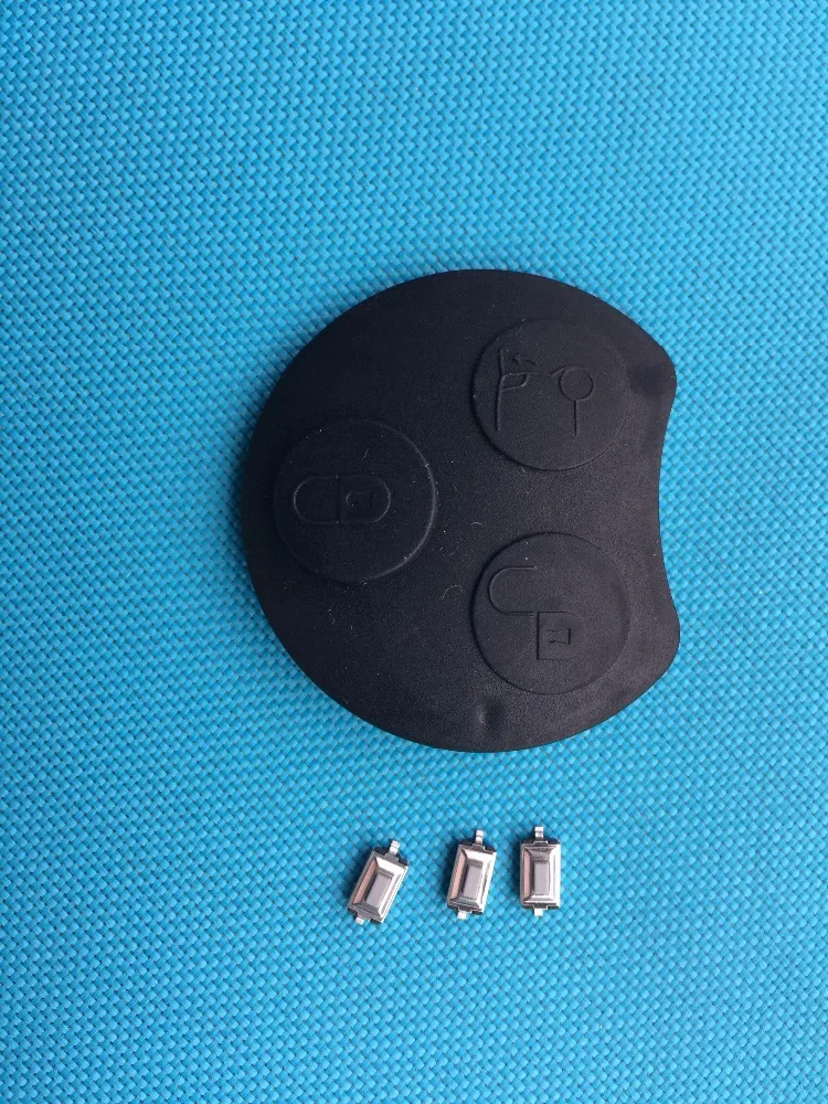 Key Case Car Key Shell Car Remote Key Car Key Key Shell 1Pc Replacement 3 Button Pad Car Remote FOB Key Shell For Mercedes Smart Roadster Fortwo Coupe Case Accessories Auto Part
