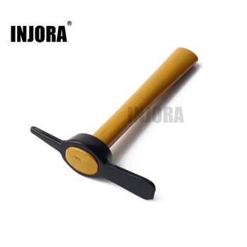 

INJORA Metal Mini Hoe for 1/10 Scale RC Crawler Car Traxxas TRX-4 TRX4 Axial SCX10 90046 Tamiya CC01 D90