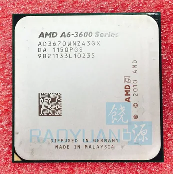 

AMD A-S A6-3600 A6 3670 A6-3670 2.7GHz 100W Quad-Core CPU Processor AD3670WNZ43GX A6 3670K Socket FM1/ 905pin