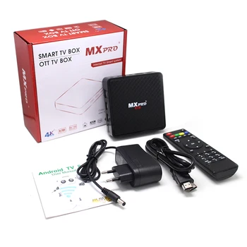 

VHXSIN 10PCS/LOT MX PRO 4K Allwinner H3 Quad Core Android 7.0 TV Box 1G RAM 8G ROM MXPRO TV Box