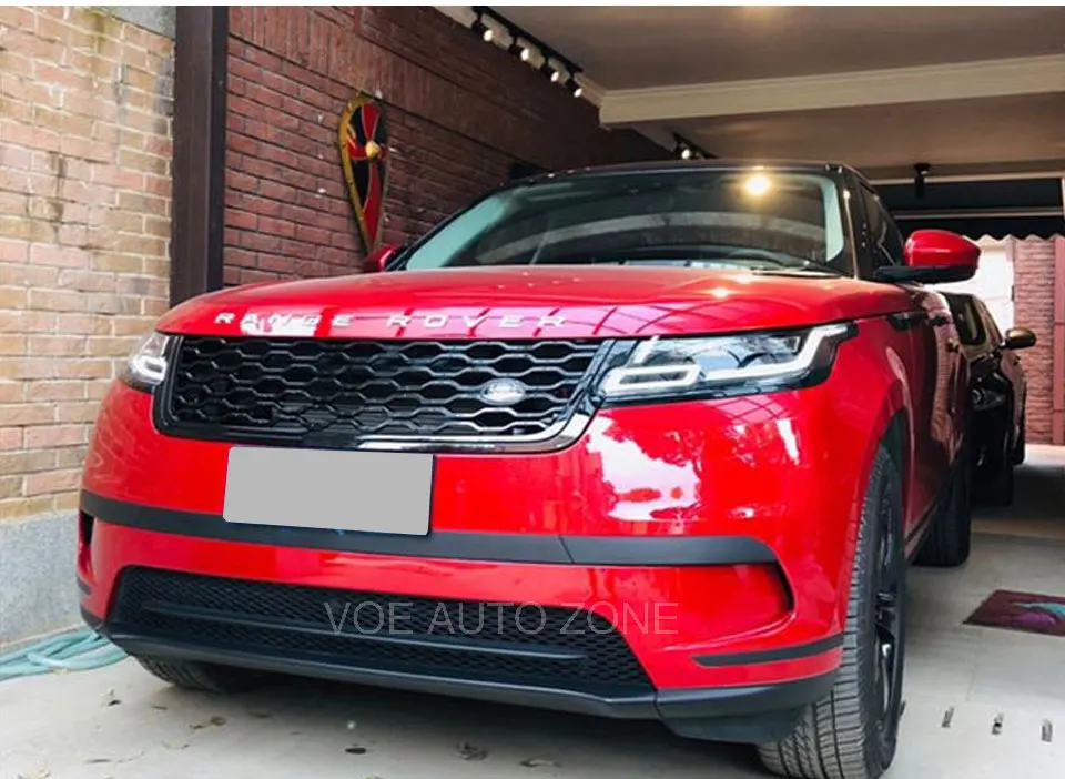 Velar ABS черный глянец Передняя гоночная сетка решетка решетки для Land Rover Range Rover Velar