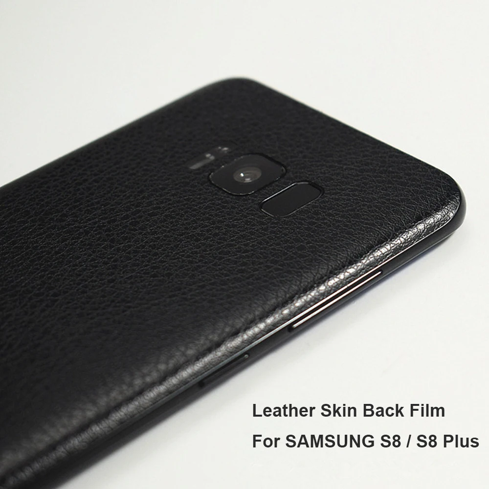 Back Film For Samsung Galaxy S8  S8 Plus Luxury Leather Skin Protective Film Sticker For Samsung Galaxy S8 S8+ Plus YIESOM New (5)