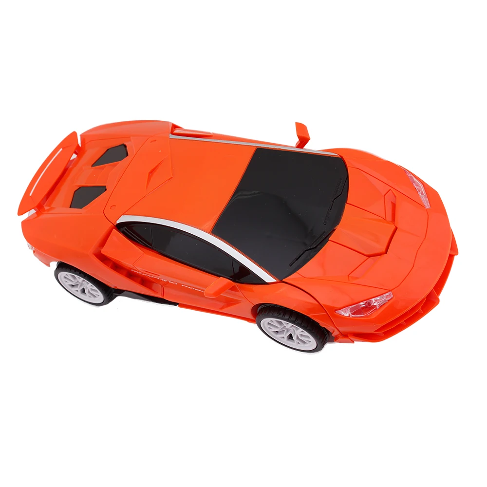 

Transform Car Robot Deformation Car Model Toy for Children Remote Control Car (Orange)