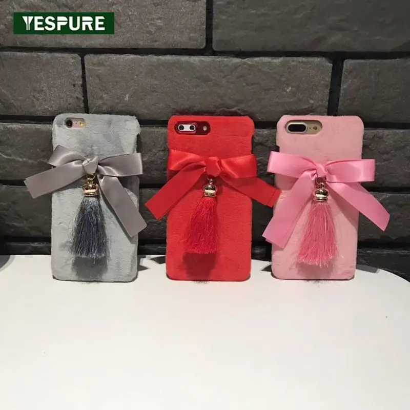 YESPURE Wholesale Red Bowknot Handphone Cases Covers for Iphone X 8