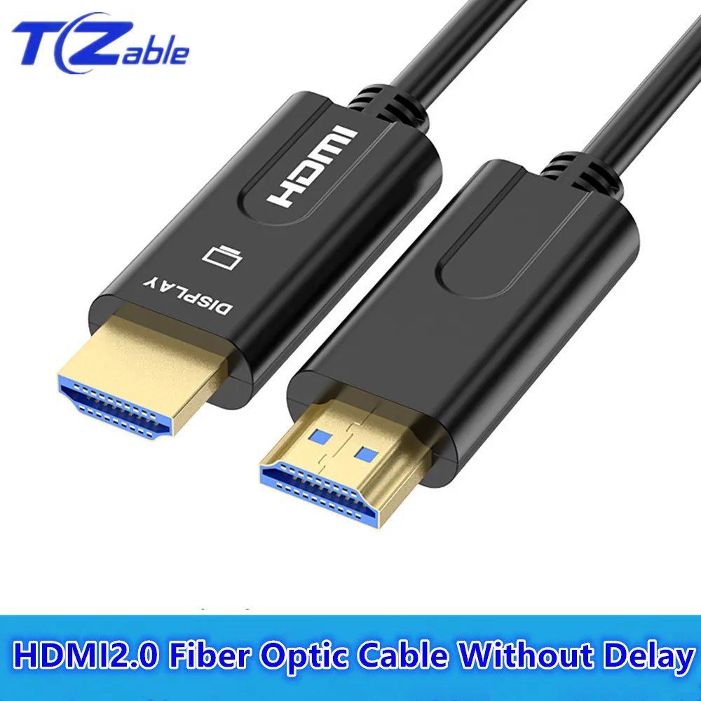 ^*Best Offers HDMI Cable 2.0 3D Fiber Optic Cable 18Gbps 4K 60Hz Engineering Wearing Special Line 5M 10M 15M 20M 25M 30M 35M 40M 45M 50M
