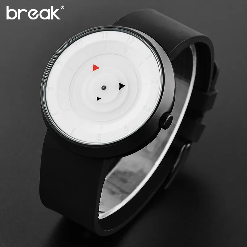 Break Fashion Mens Watches Top Brand Luxury Quartz Watch Men Casual Slim Mesh Steel Waterproof Sport Watch Relogio Masculino