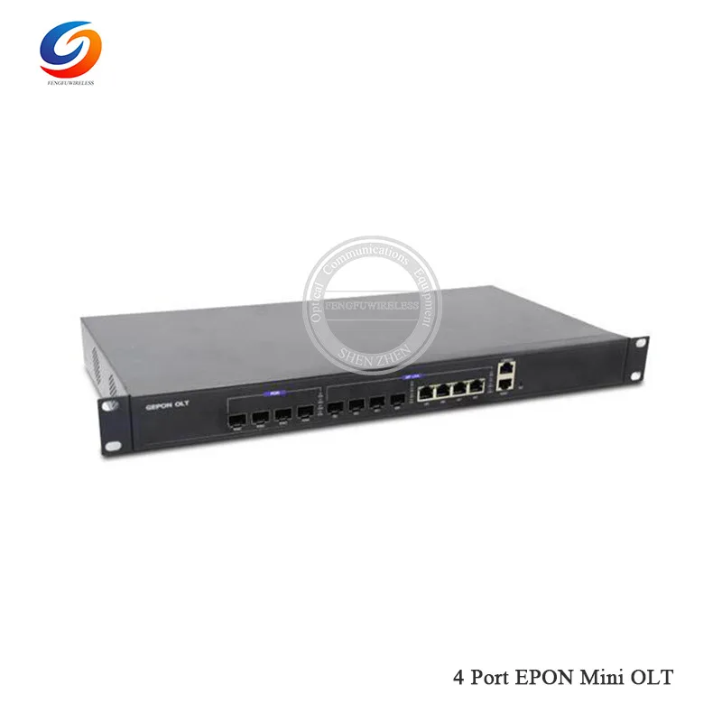 Оптовая продажа 1G EPON 4 PON порты сети OLT SFP с модулем uplink ethernet порт onu|Оптоволоконное