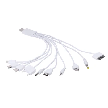 

10 in 1 Multifunction USB Data Transfer Cable Universal Multi Pin Cable Charger USB Adapter Data Cord Wire for Smart phone